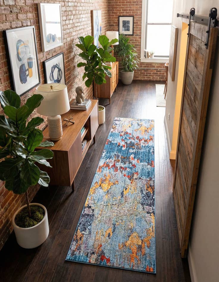 Detail image of Jill Zarin 2' 7 x 10' Downtown Tribeca Runner Rug