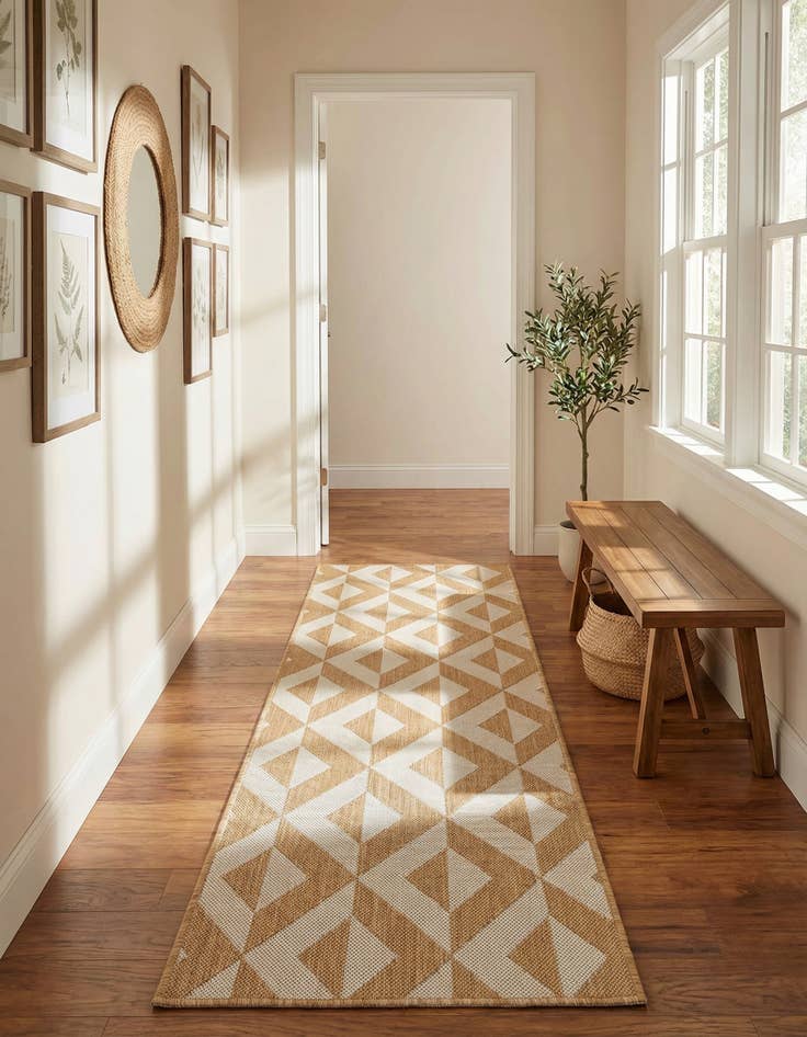 Detail image of 2' x 6' Washable Jill Zarin Napa Indoor / Outdoor Runner Rug