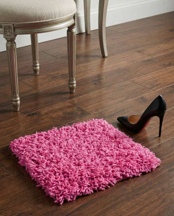 1' x 1' Solid Shag Sample Rug