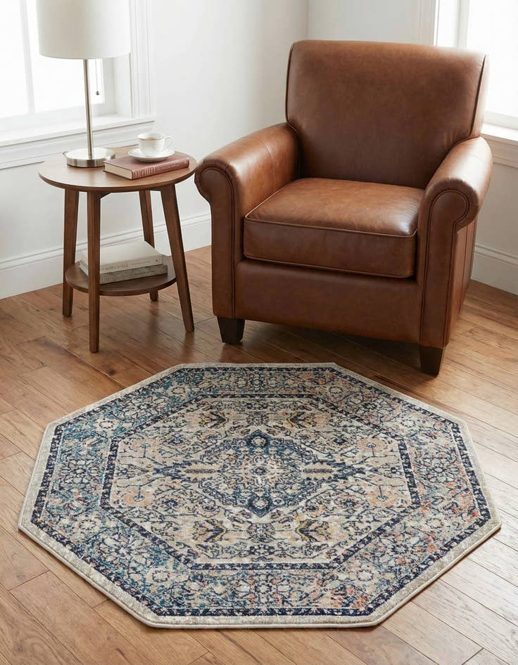 Detail image of 4' x 4' Lola Octagon Rug