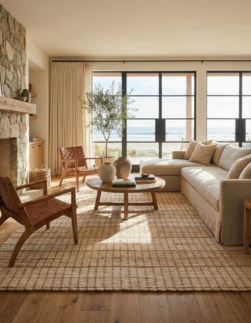 9' x 12' Hand Braided Laurel Handwoven Jute Rug