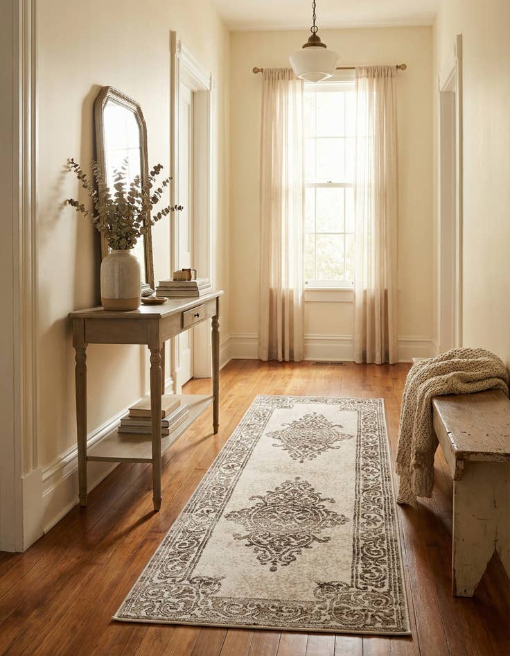 Detail image of 2' x 6' Hermitage Runner Rug
