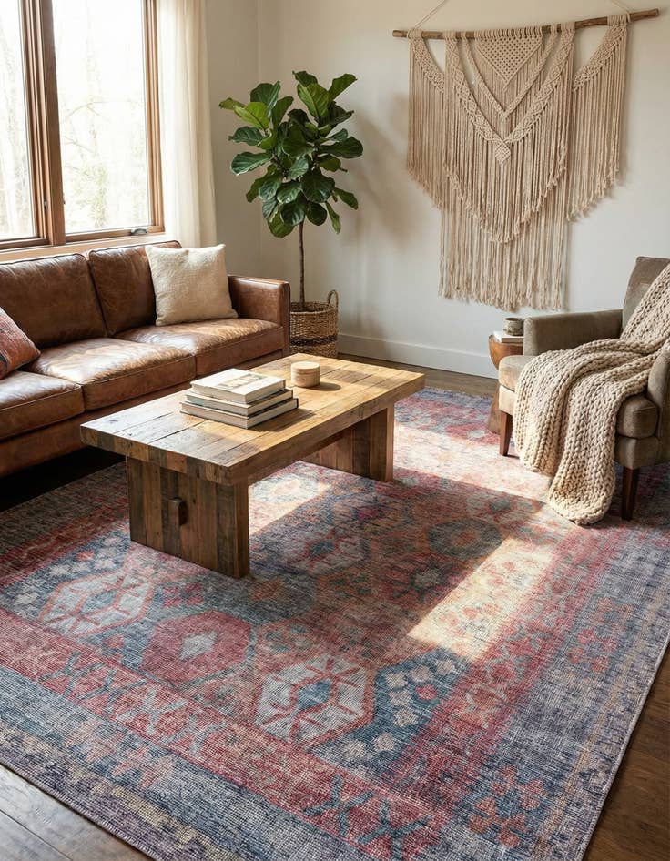 Detail image of 7' 3 x 10'  Washable Sisu Rug