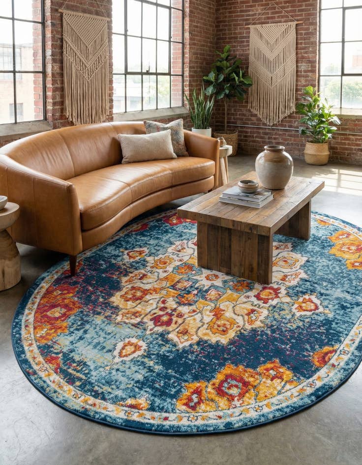 Detail image of 7' 10 x 10' Parker Oval Rug