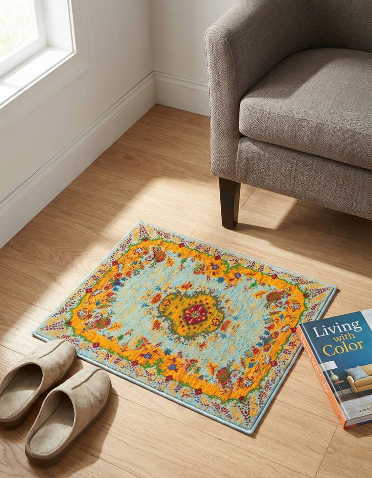 Detail image of 1' 4 x 1' 4 Calypso Sample Rug