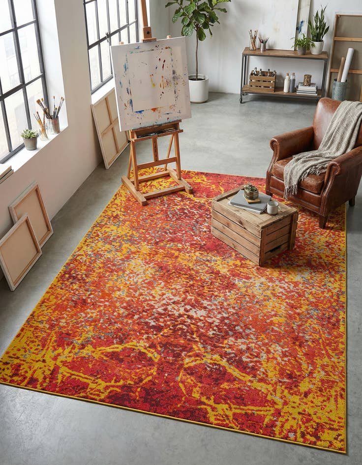 Detail image of 7' x 10'  Washable Casablanca Rug