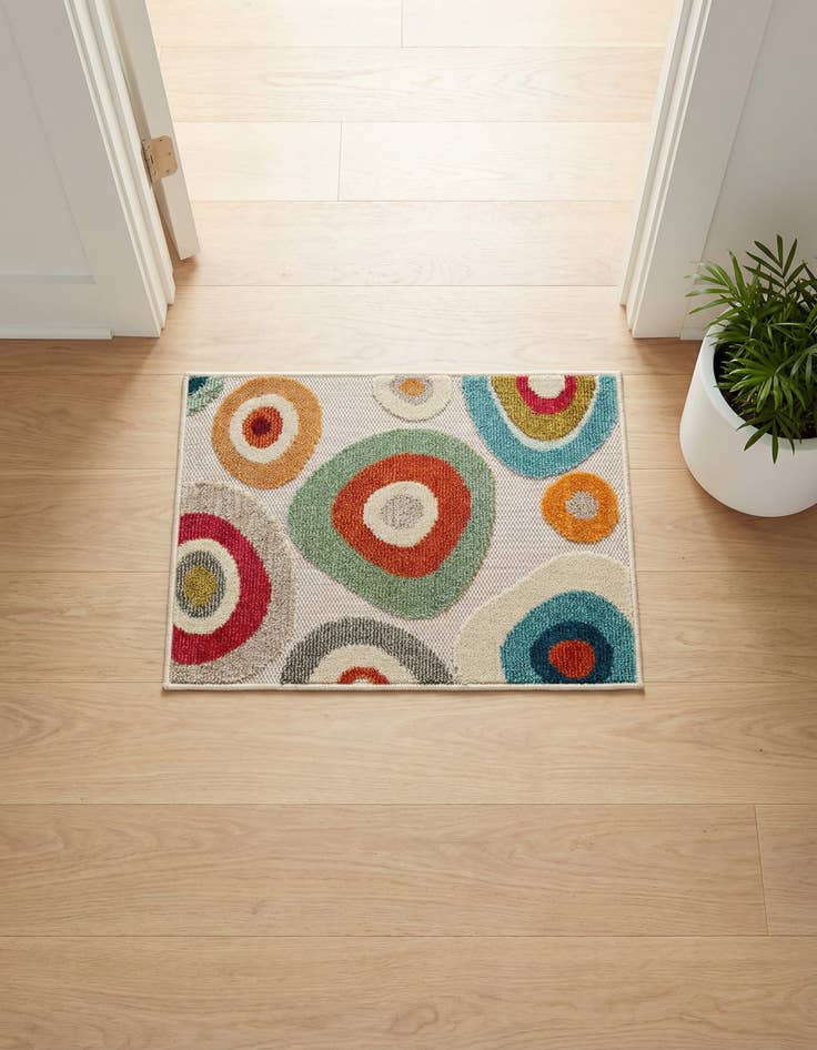 Detail image of 2' x 3' Easy-Clean Casablanca Indoor / Outdoor Rug