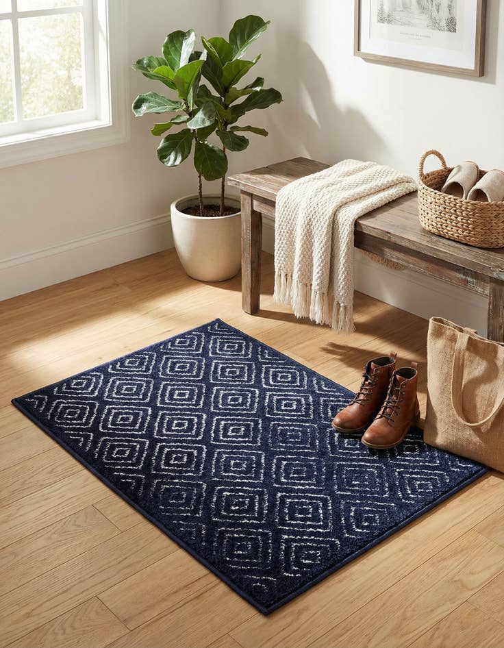Detail image of 2' x 3' Washable Sabrina Soto Indoor / Outdoor Rug