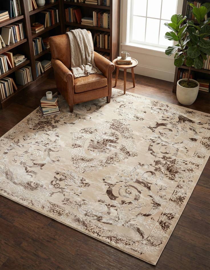 Detail image of 7' 10 x 7' 10 Finsbury Square Rug