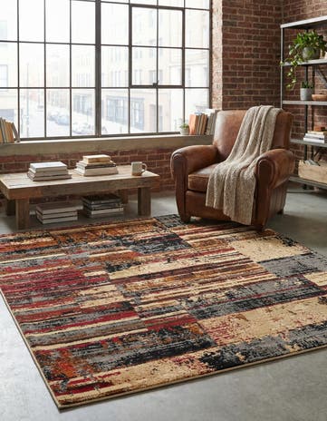 Saturn Square Rug