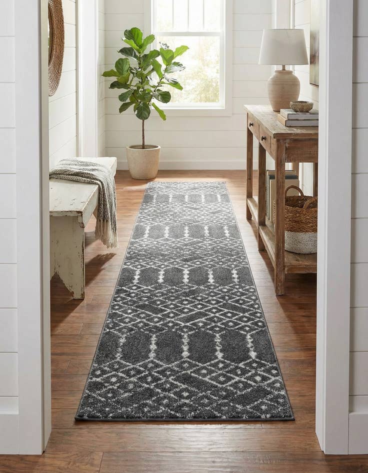 Detail image of 2' x 9' 10 Paxon Trellis Runner Rug