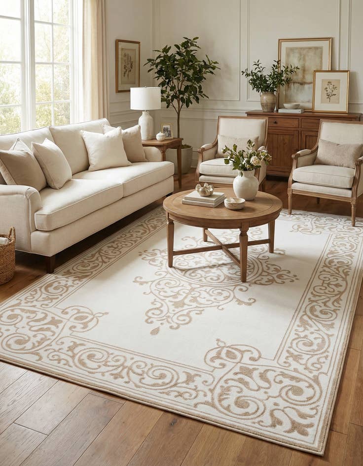 Detail image of 6' x 9' Hermitage Rug