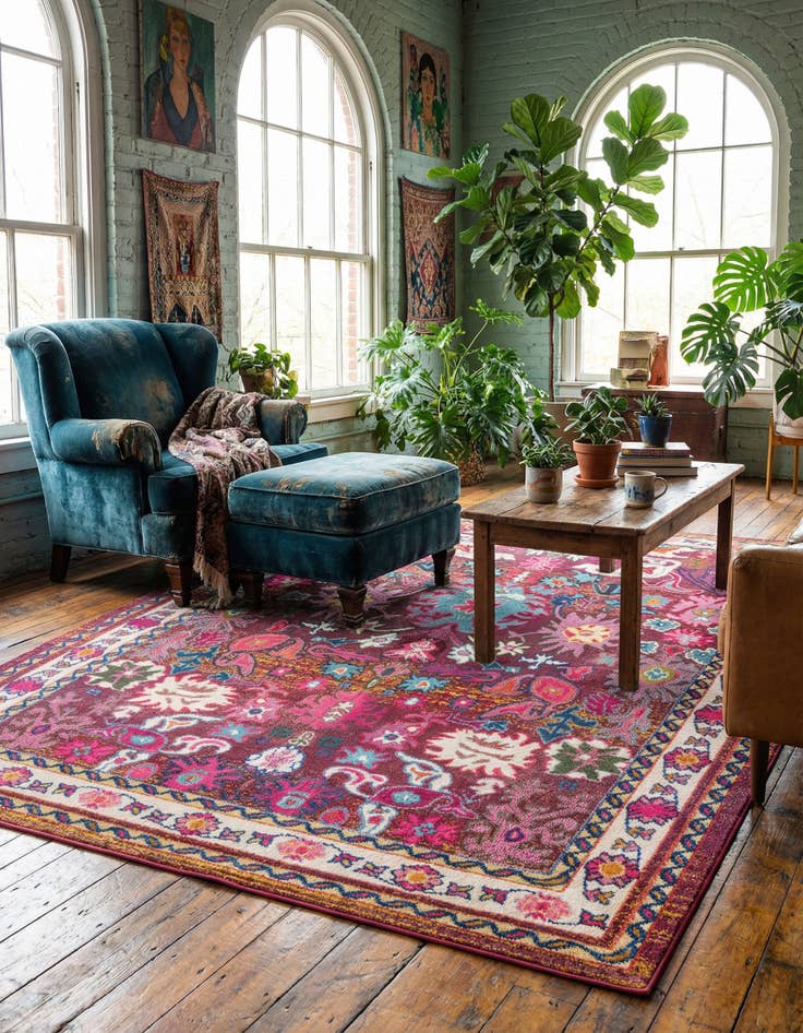 Detail image of 9' x 12' 2  Washable Palazzo Rug