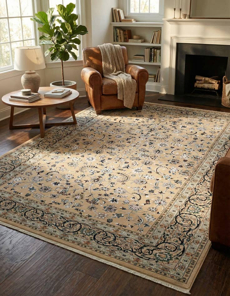 Detail image of  9' x 12' Nain Design Rug