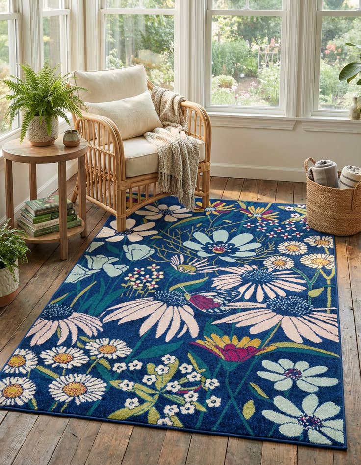 Detail image of 5' 3 x 8' Bloom Rug