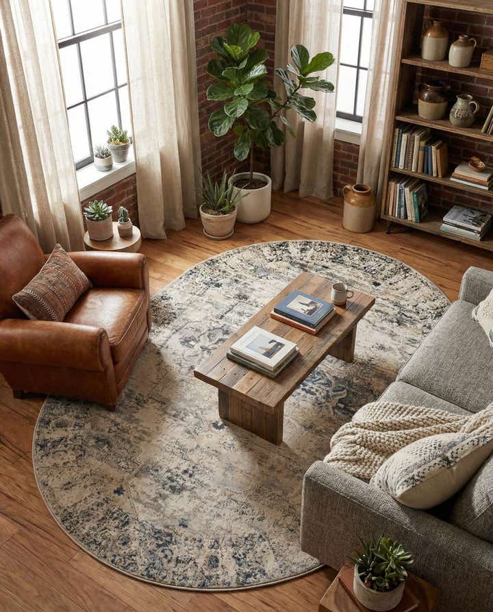 5' 3 x 8' Oregon Oval Rug