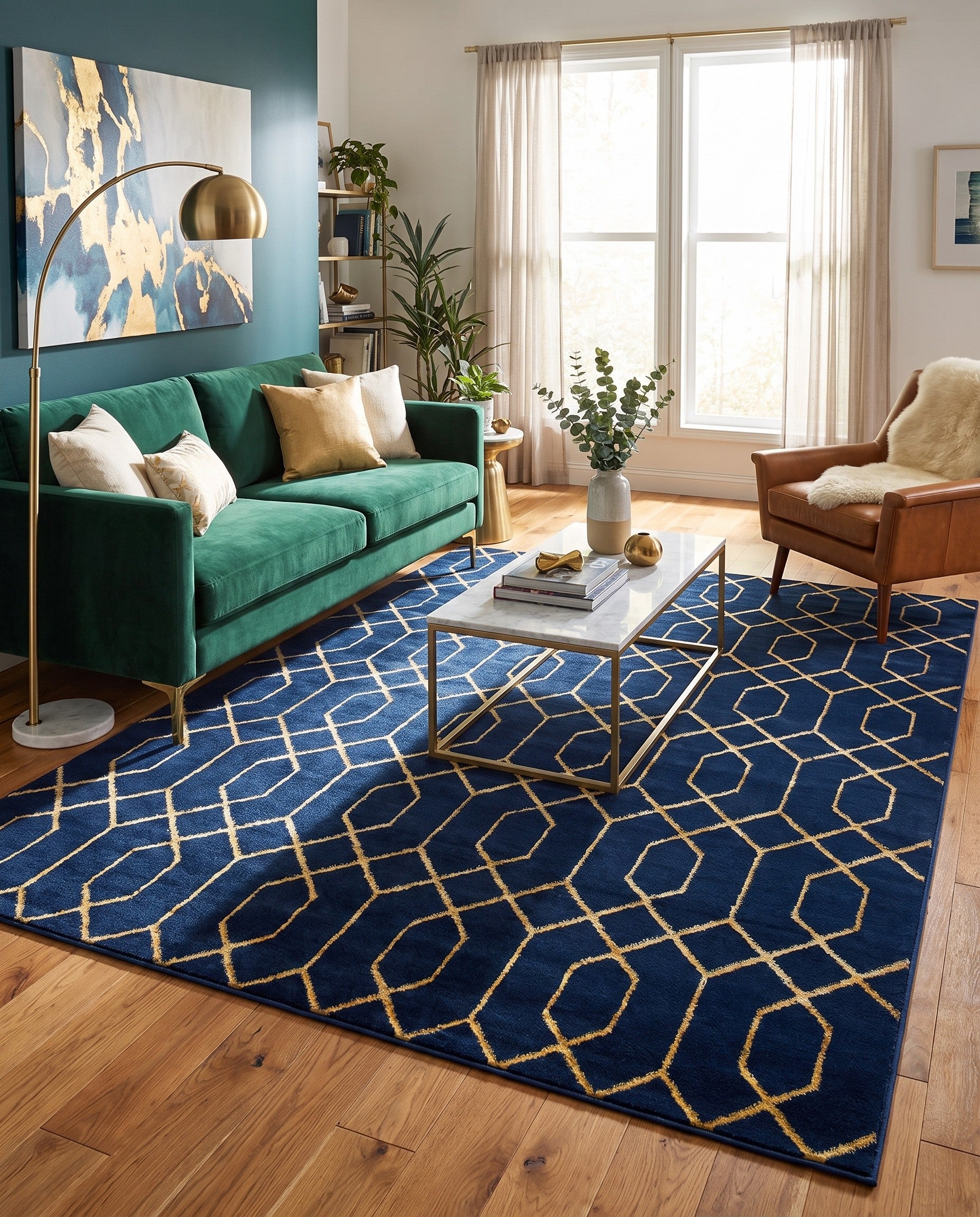 10' x 13' Marilyn Monroe™ Glam Trellis Rug