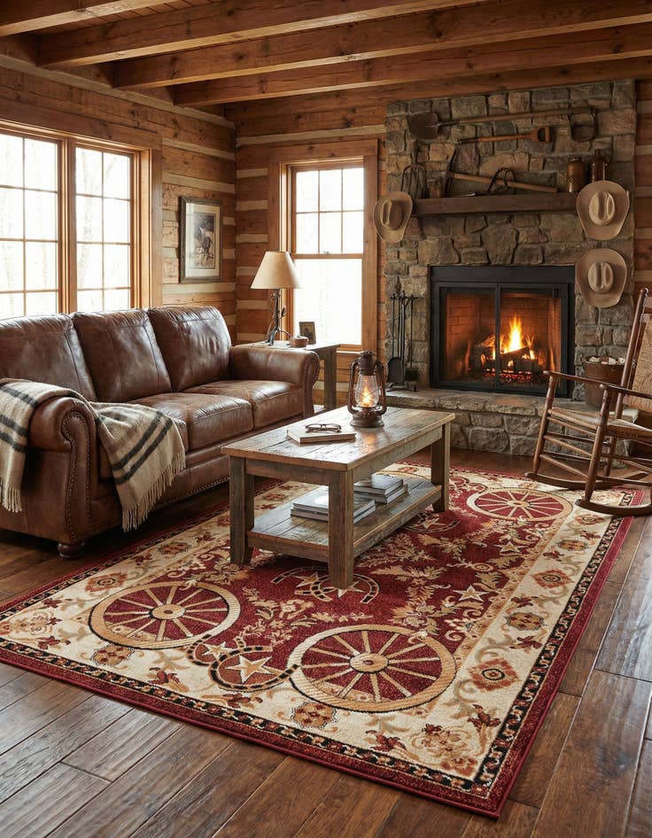 Detail image of 6' x 9' Pioneer Rug