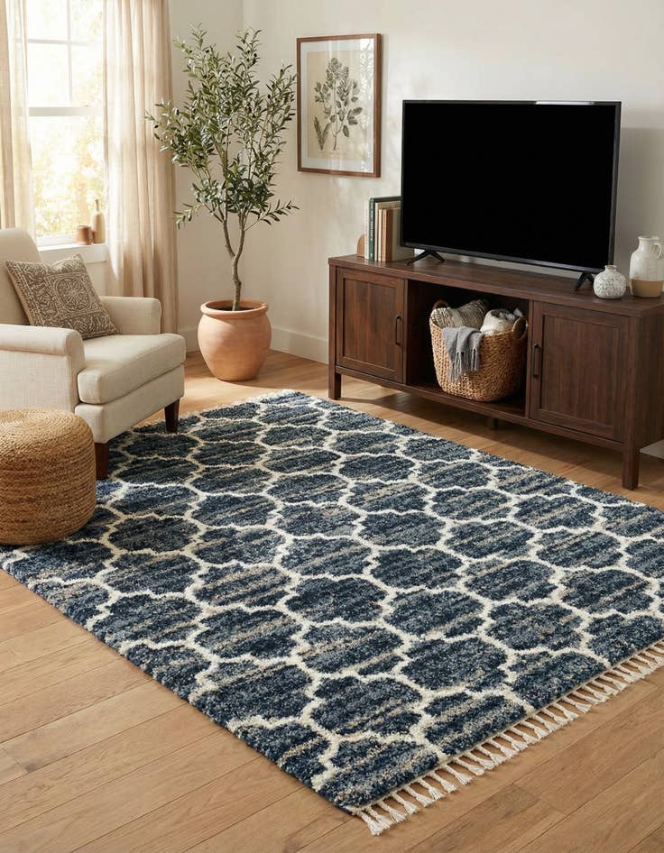 Detail image of 8' x 10' Athena Shag Rug