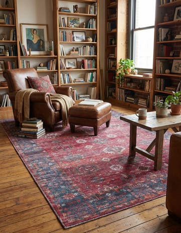 6' x 9' Washable Maahru Rug