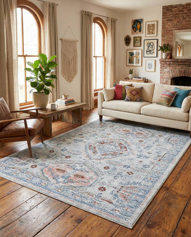 Detail image of 6' x 9' Kamala Washable Rug
