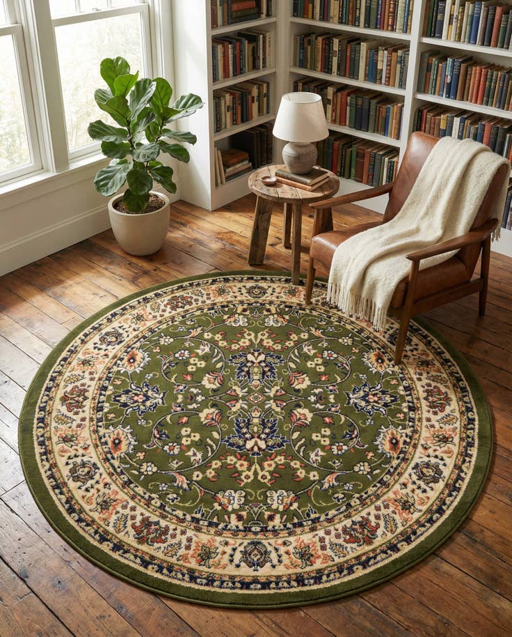 Detail image of 6' x 6' Yasmin Round Rug