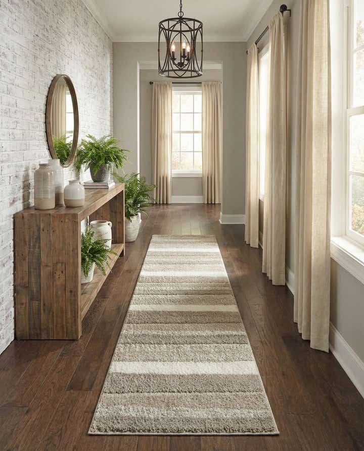 2' 7 x 10' Sepia Runner Rug