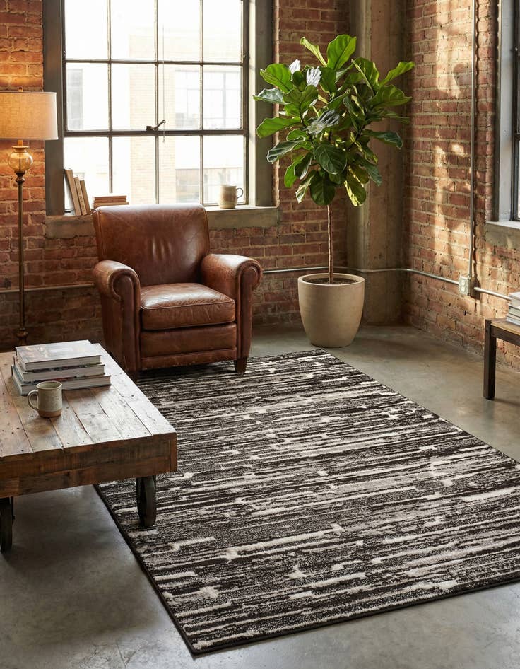 Detail image of 5' x 8' Sepia Rug