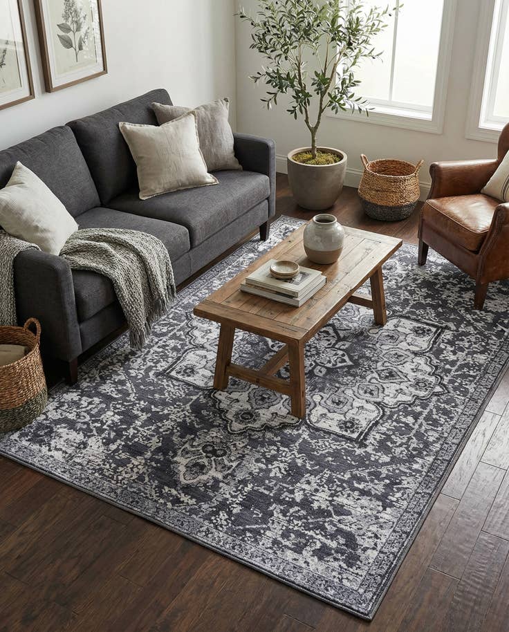 Detail image of 5' 3 x 8' Washable Renaissance Rug