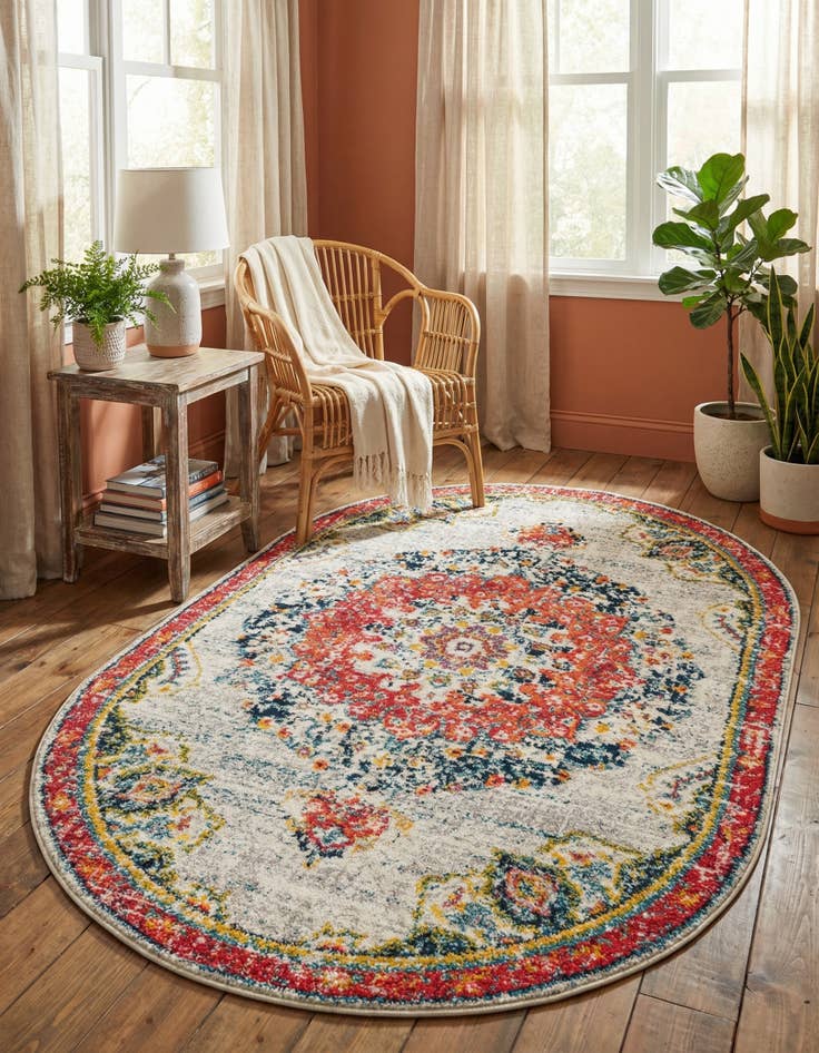 Detail image of 4' x 6' Madeline Oval Rug