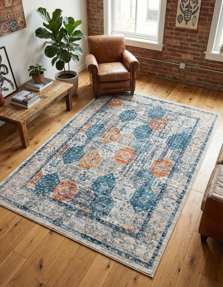 Detail image of 5' 3 x 8' Lola Rug