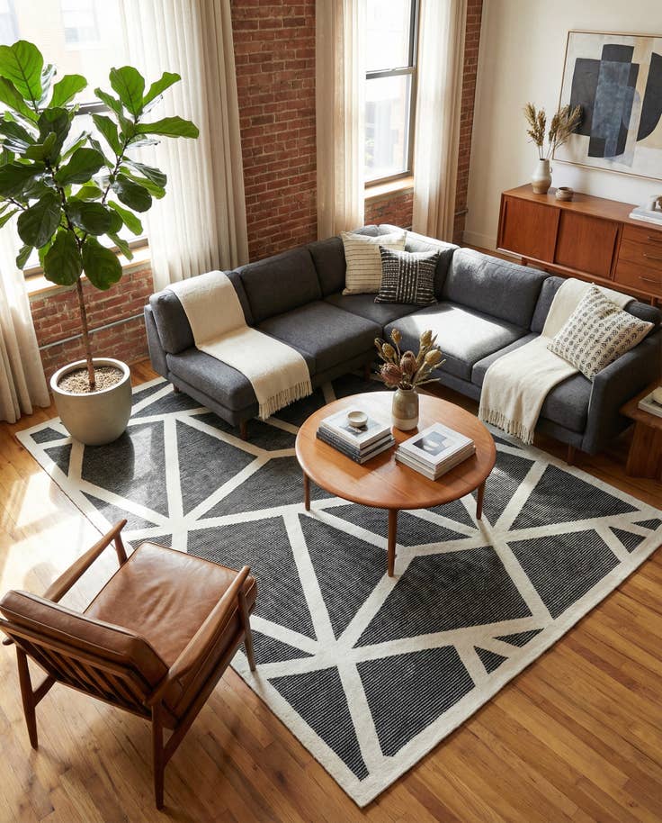 Detail image of 9' x 12' Prismatic Rug