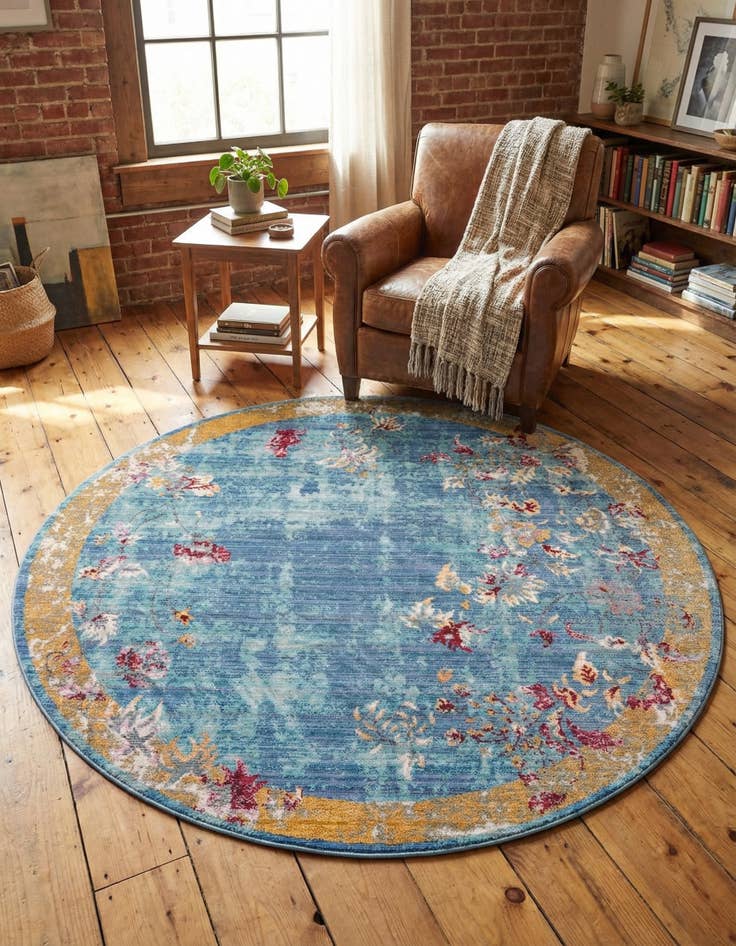 Detail image of 6' x 6' Alexis Round Rug