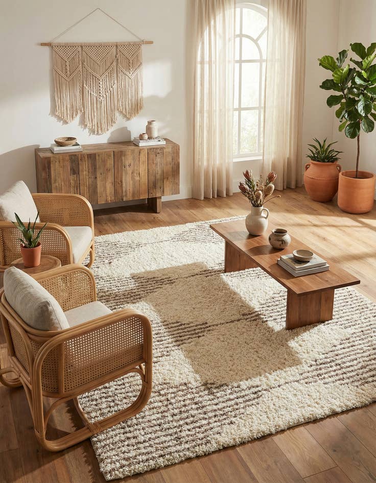 Detail image of 9' x 12' Infinity Shag Rug