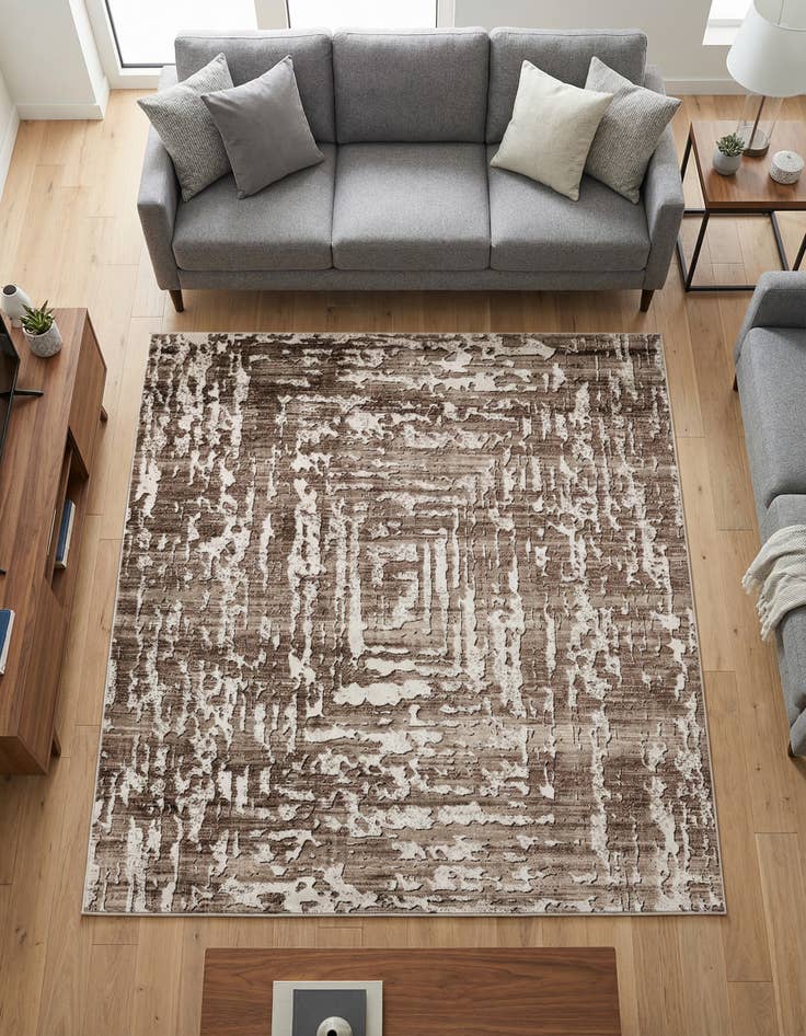 Detail image of 6' x 6' Hermitage Square Rug