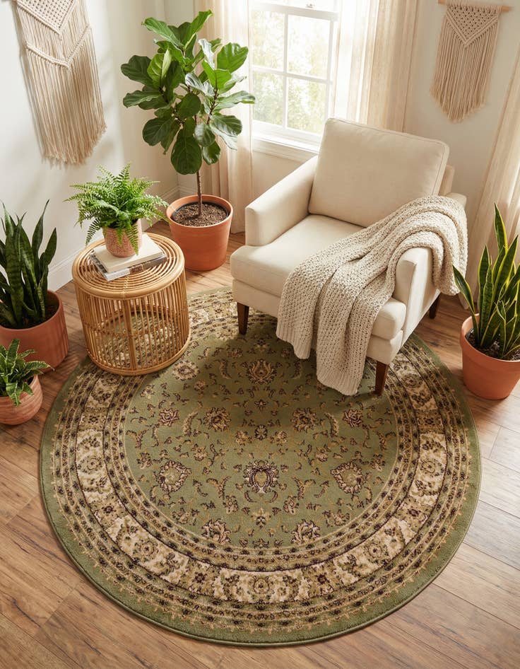 Detail image of 6' x 6' Aditi Round Rug