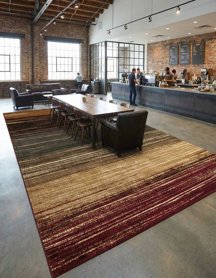Detail image of 9' x 12' Coffee Shop Rug