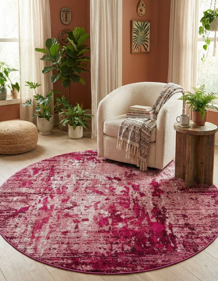 Detail image of 7' x 7' Starlight Round Rug