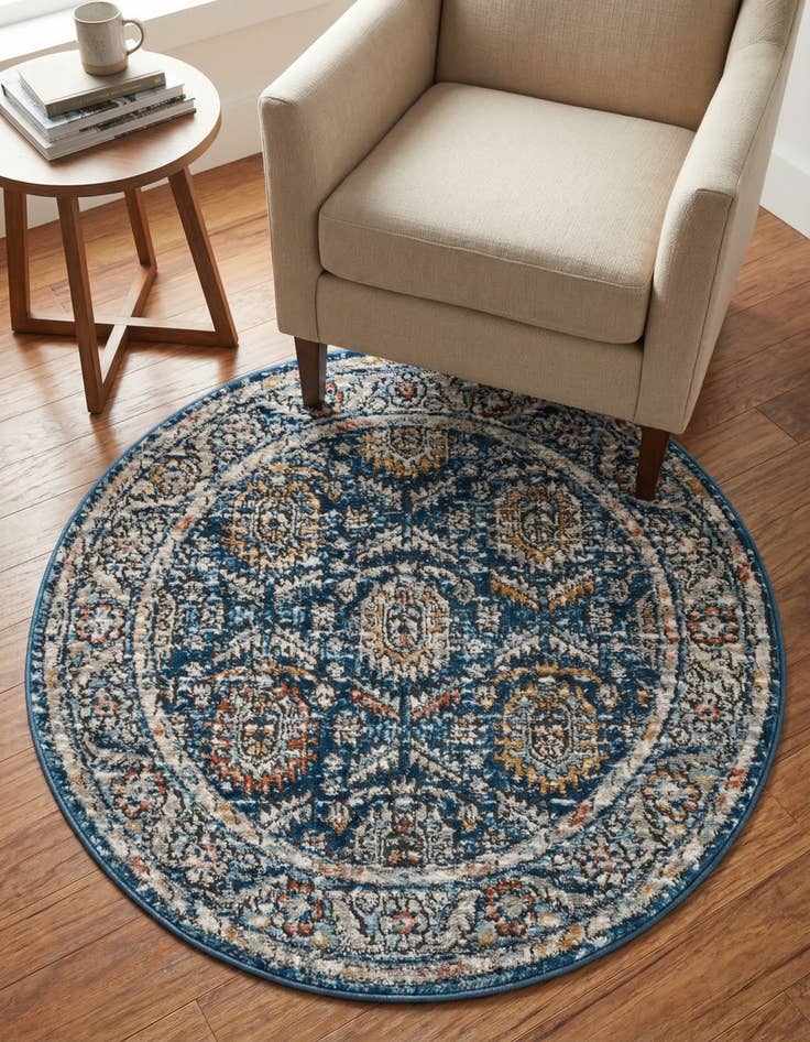 Detail image of  3' 3 x 3' 3 Nyla Round Rug