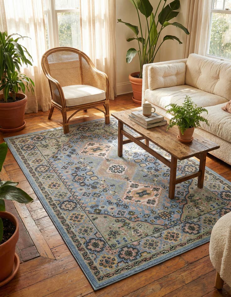 Detail image of 4' x 6' Kamala Washable Rug