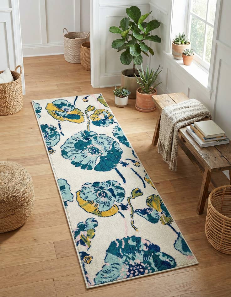 Detail image of 2' x 6' Bloom Runner Rug
