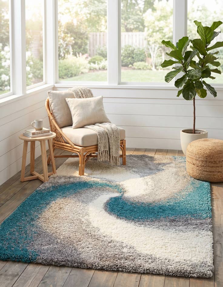 Detail image of 6' x 9' Soft Touch Shag Rug