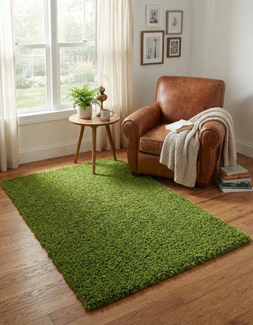 3' x 5' 3 Solid Shag Rug