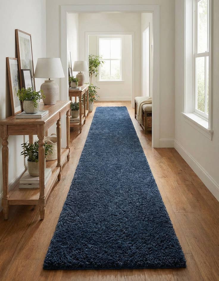 Detail image of 2' 6 x 16' 5 Everyday Shag Runner Rug