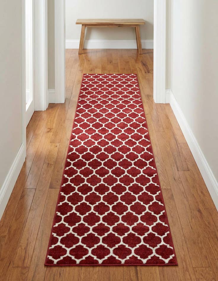 Detail image of 2' x 8' Lattice Runner Rug