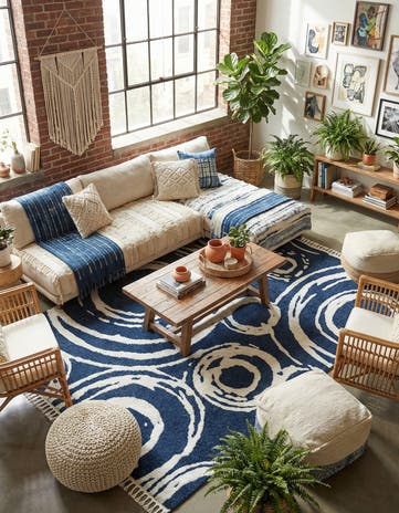 9' 6 x 14' 3 Boho Rug