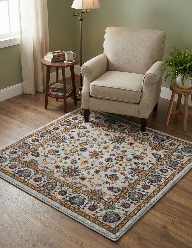 Detail image of 3' 3 x 3' 3 Medina Square Rug