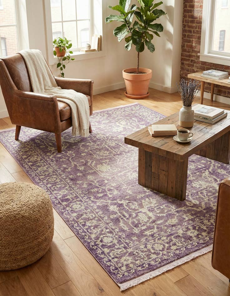 Detail image of 4' x 6' New Vintage Rug