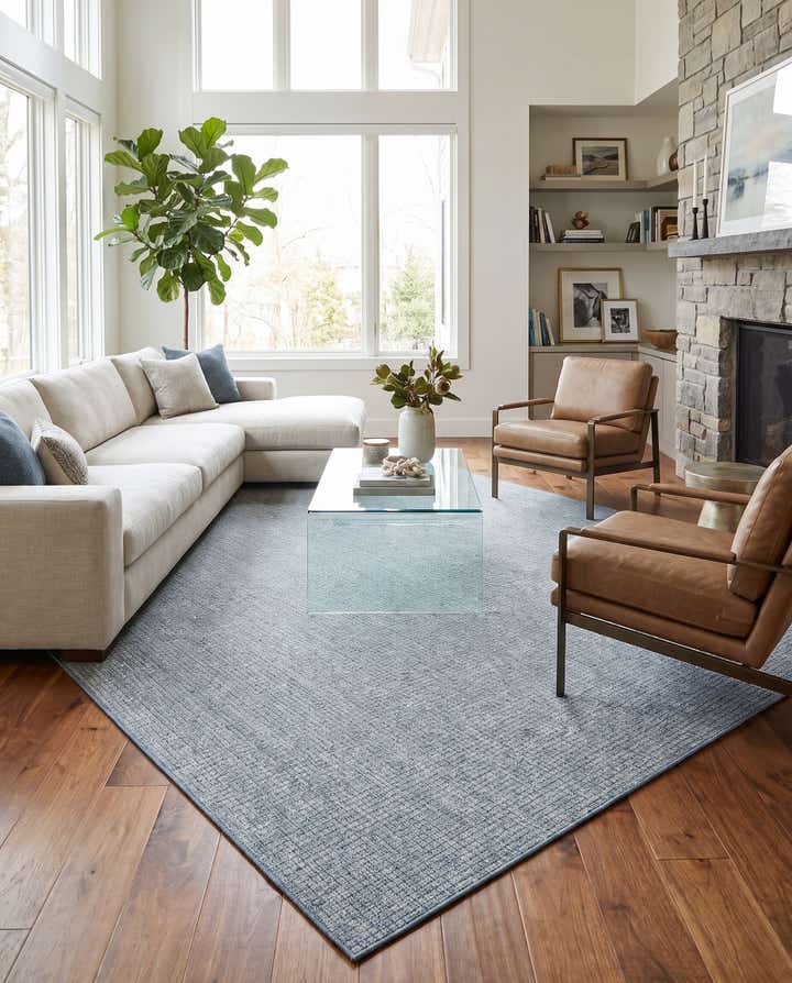 10' x 14' Easy-Clean Checkered Indoor / Outdoor Rug