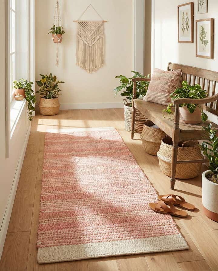 2' x 6' 1 Hand Woven Lariat Runner Rug